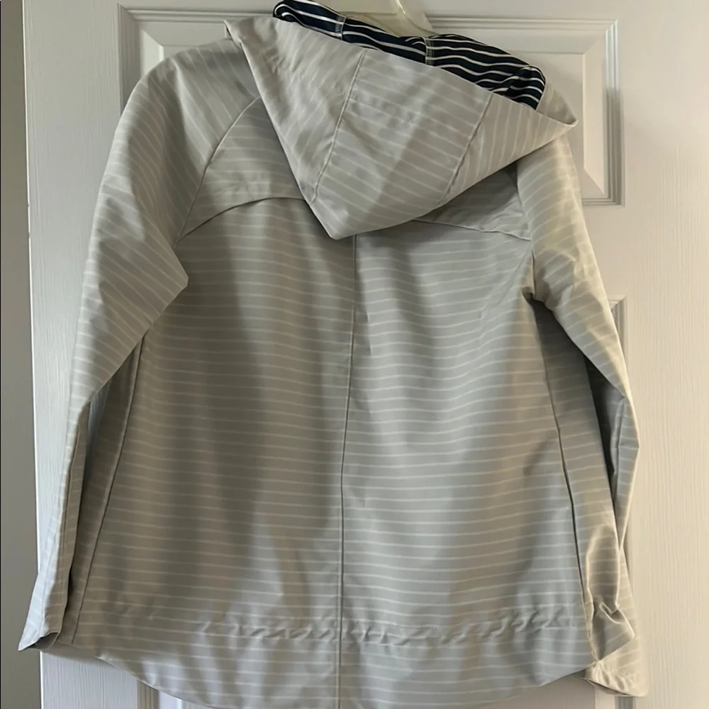LIV Outdoor Women's Striped Gray All Weather Jacket - Picture 6 of 7